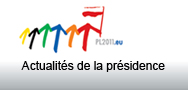 Nouvelles de la Pr&eacute;sidence