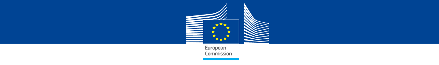 European Commission logo print header