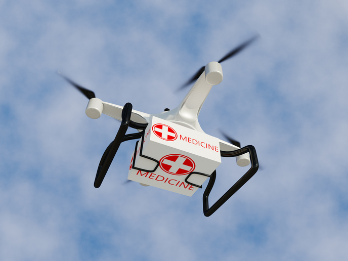 Des drones pour transformer les services hospitaliers